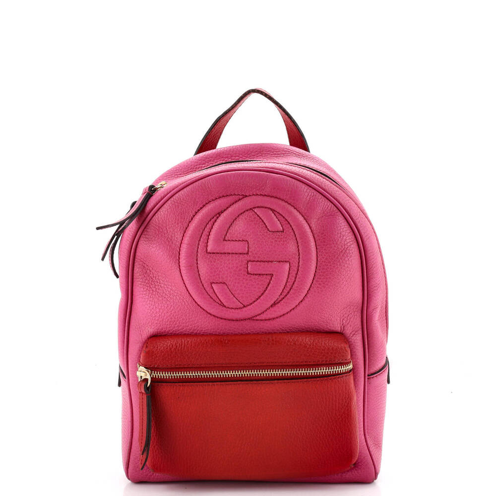 Gucci Soho Chain Backpack Leather